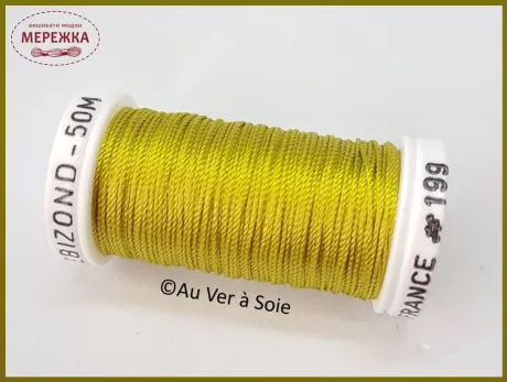 Фото Au Ver à Soie Cordonnet Trebizond 100% шовк, 50 метрів 199