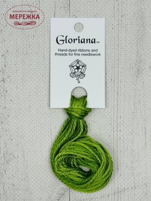 Фото Gloriana Silk Floss 6yds, Leaf Green GLO 200