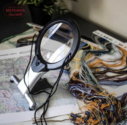 Фото PURElite Лупа універсальна Magnifier-illuminated- hand free- 2 in 1 led CFPL05