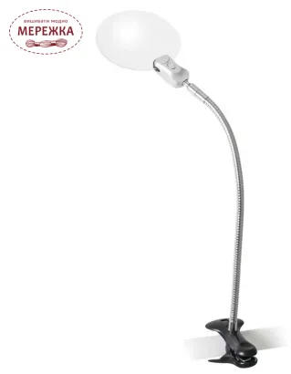 Фото PURElite Лампа причіпна Magnifying lamp: clip-on CFPL01