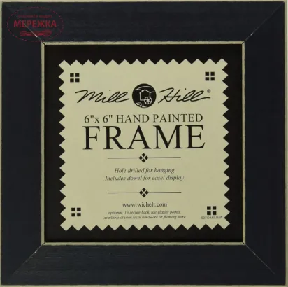 Фото Mill Hill рамка для оформлення, frame matte black GBFRM1