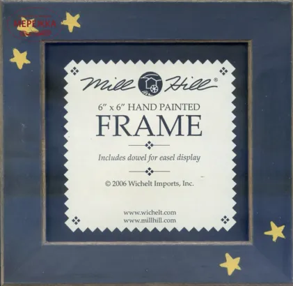 Фото Mill Hill рамка для оформлення, Primitive stars, Matte Black GBFRFA6