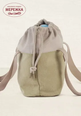 Фото DMC ECO VITA Сумка для рукодільниці Terracotta/ecru U2123