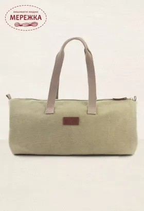 Фото DMC ECO VITA Сумка для рукодільниці Terracotta/ecru U2125