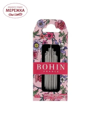 Фото Голка Bohin набір гобеленових голок №3/9 Blossom Pink 99064