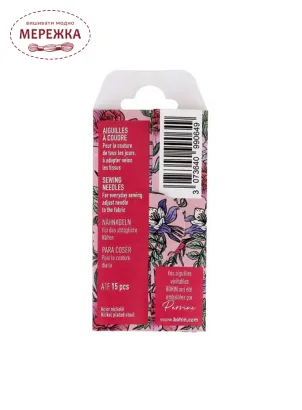 Фото Голка Bohin набір гобеленових голок №3/9 Blossom Pink 99064