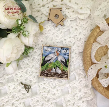 Фото Набір для вишивання хрестиком ZAYKA STITCH Лелеки 062