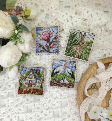 Фото Набір для вишивання хрестиком ZAYKA STITCH Лелеки 062