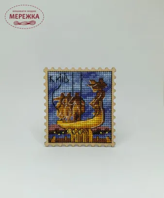 Фото Набір для вишивання хрестиком ZAYKA STITCH Київ 069