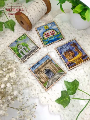 Фото Набір для вишивання хрестиком ZAYKA STITCH Київ 069