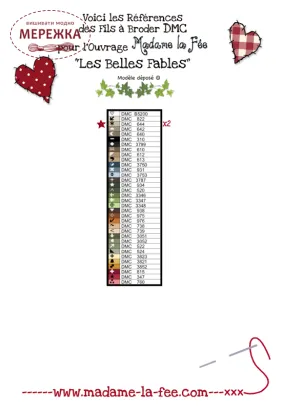 Фото Madame la Fee Схема Les Belles Fables 189