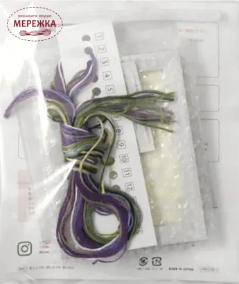 Фото Вишивка гладдю COSMO Віоли 542010