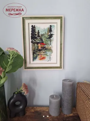 Фото Набір для вишивання хрестиком LittleStitch Будиночок у лісі