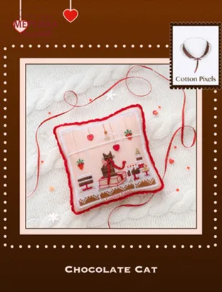 Фото Cotton Pixels Схема Chocolate Cat CPCP26
