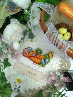 Фото Набір для вишивання хрестиком ZAYKA STITCH Морква 079