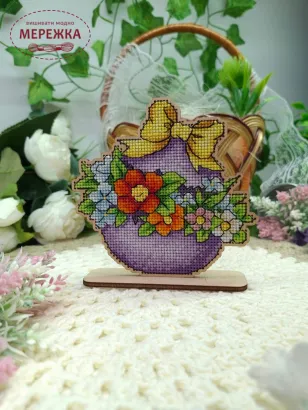 Фото Набір для вишивання хрестиком ZAYKA STITCH Квіткова радість 078