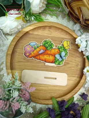 Фото Набір для вишивання хрестиком ZAYKA STITCH Морква 079