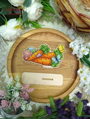 Фото Набір для вишивання хрестиком ZAYKA STITCH Морква 079