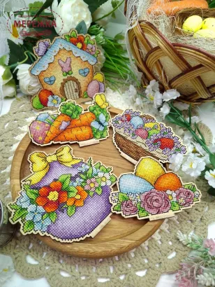Фото Набір для вишивання хрестиком ZAYKA STITCH Квіткова радість 078