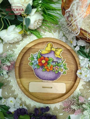 Фото Набір для вишивання хрестиком ZAYKA STITCH Квіткова радість 078