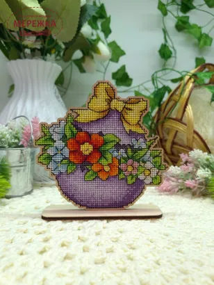 Фото Набір для вишивання хрестиком ZAYKA STITCH Квіткова радість 078