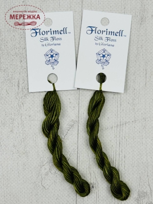 Фото Gloriana Florimell Silk Floss 5yds (Soie d`Aldger), Olivine GLO Flo 206