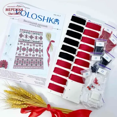Фото Набір для вишивання хрестиком Voloshka Рушник весільний VRM_002_R