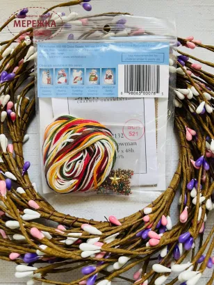 Фото Mill Hill Сніговик прикрашає ялинку МН16-2132