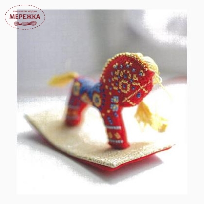 Фото Cotton Pixels Схема Red rocking Horse CPRH21