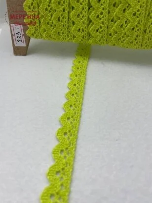 Фото Мереживо салатове, 100% бавовна (223) 99875