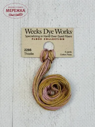 Фото Муліне ручного фарбування Weeks Dye Works Thistle 2286