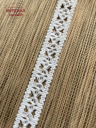 Фото Мереживо біле 100% бавовна 26/1
