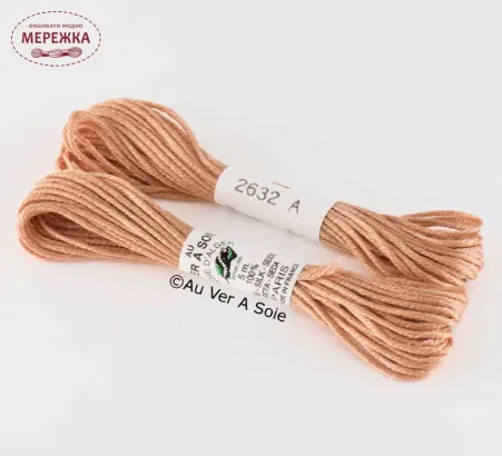 Фото Au Ver a Soie 100% шовк, 5 метрів 2632