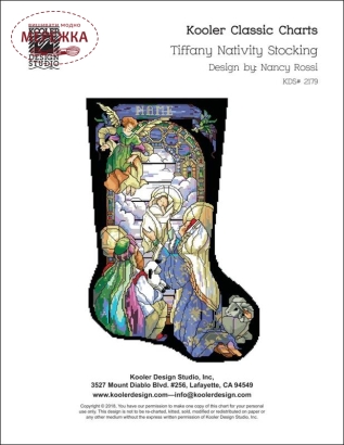 Фото Kooler Design Studio Схема Tiffany Nativity Stocking (Nancy Rossi) KDS-2179