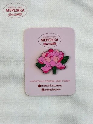 Фото Фірмовий магнітний тримач для голок "Півонія"