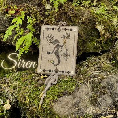 Фото Вікторія Попович Схема Siren (Сирена)+пак бісеру та ниток (original) VP-027