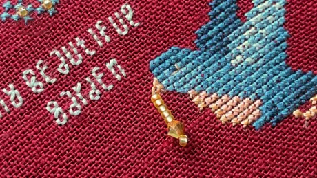 Фото Вікторія Попович Схема The Lady Gardener (Пані Садівниця)+пак бісеру VP-029