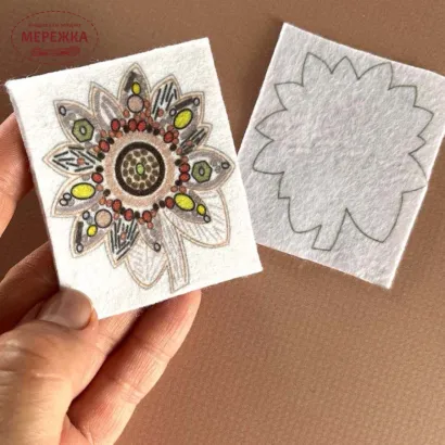 Фото Набір для вишивання бісером Craftway Брошка Сонях B-004