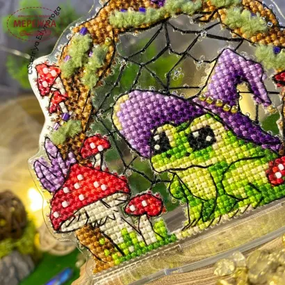 Фото Набір для вишивання хрестиком Сузір'я Єдинорога Хелловінське жабеня 1126