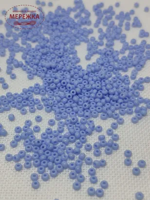 Фото бісер синій 33000