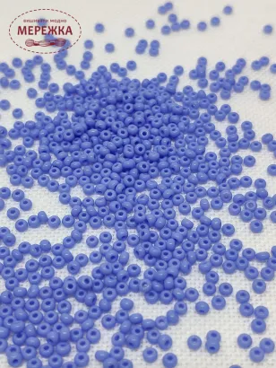 Фото бісер Синій 33020