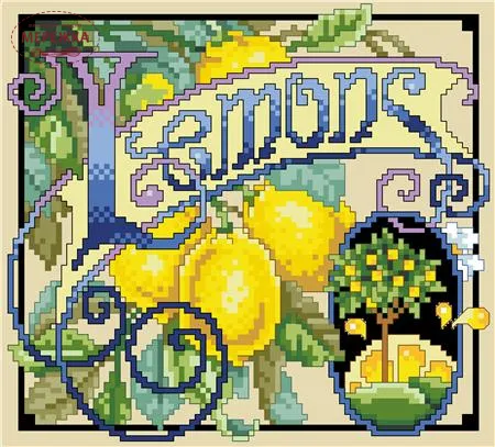 Фото Kooler Design Studio Схема Lemons (Barbara Baatz) KDS-2315