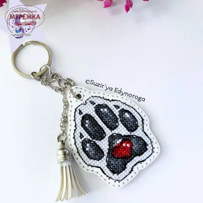 Фото Набір для вишивання хрестиком Сузір'я Єдинорога Біла лапка песика  на білому 1094