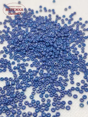 Фото бісер 34210 Синій