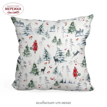 Фото Декоративні тканини Acufactum Baumwollstoff Winterspaziergang 3523-2012