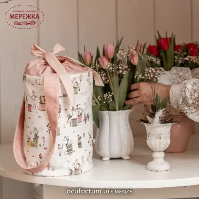 Фото Декоративна тканина Acufactum Stoff Fadenspiel Fruhling 3523-2023