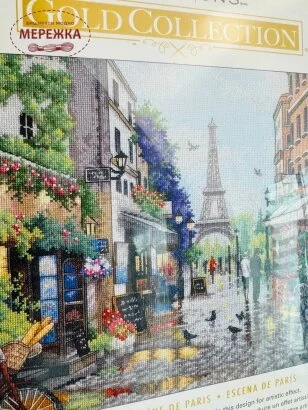 Фото Набір для вишивання хрестиком Dimensions Paris Scene 70-35438