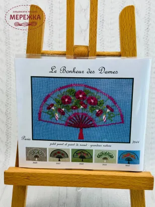 Фото Набір для вишивання хрестиком Le Bonheur des Dames Eventail liserons 3644