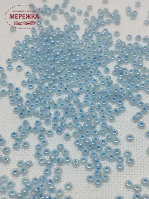 Фото Бісер Голубий 37132