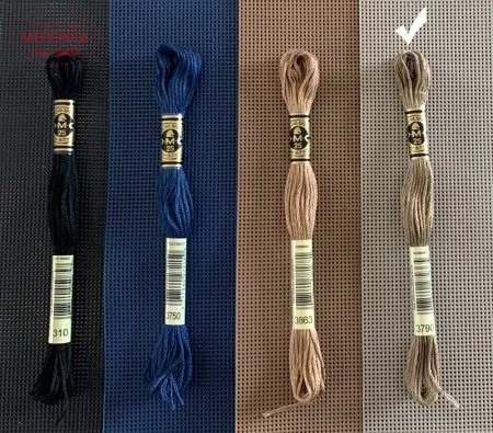 Фото канва пластикова сіро-коричнева